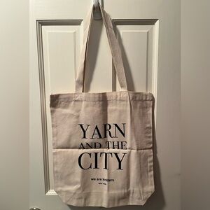 We Are Knitters - Yarn in the City tote bag